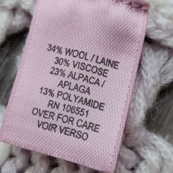 Calypso St. Barth Chic Knit Cardigan short sleeve alpaca wool blend - Picture 3 of 12